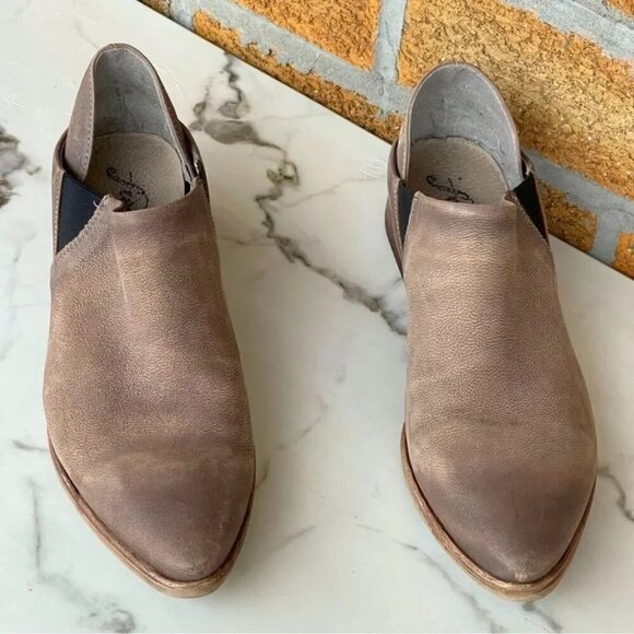 Free People Gray Azalea Ankle Bootie size 10.5 - Picture 2 of 10